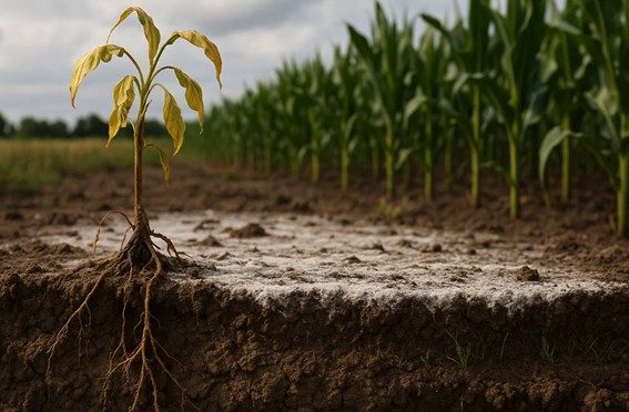 Impacto de la salinidad en el suelo y en el cultivo
